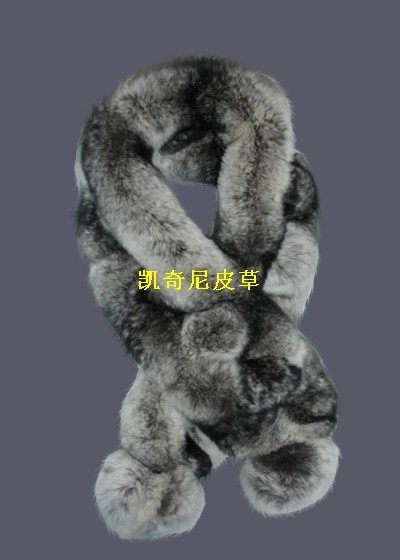 供应仿獭兔毛的腈纶围巾围脖
